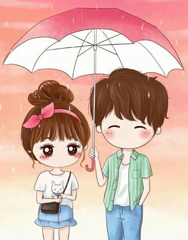 Hình cặp đôi chibi cute