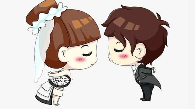 Hình cặp đôi chibi cute