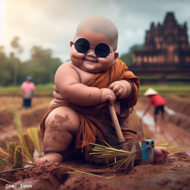 Avatar chú tiểu hài hước