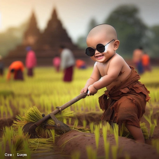 Avatar chú tiểu hài hước