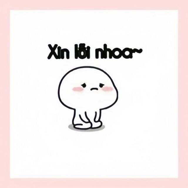meme xin lỗi người yêu