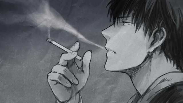 avatar anime đen trắng ngầu