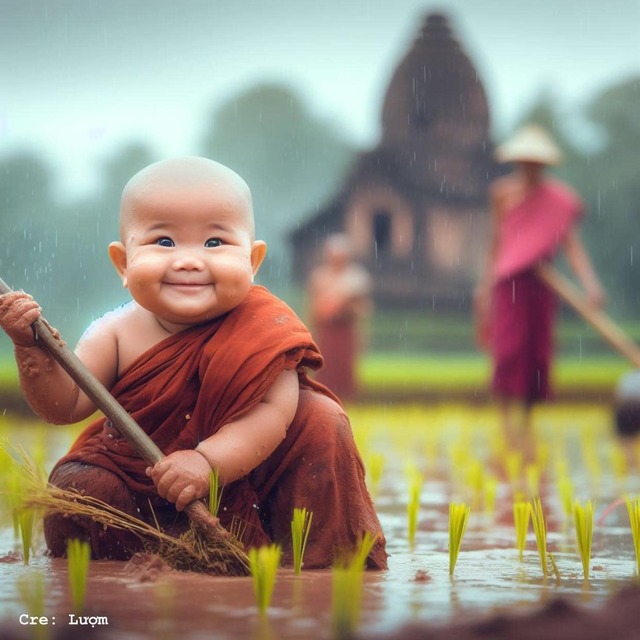 Avatar chú tiểu hài hước