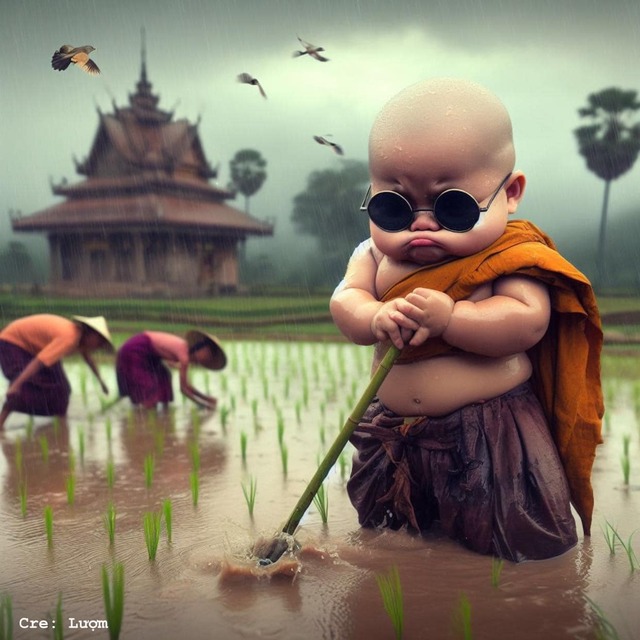 Avatar chú tiểu hài hước