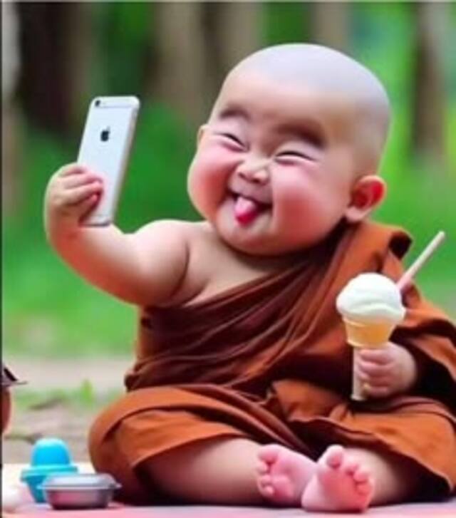 Avatar chú tiểu hài hước