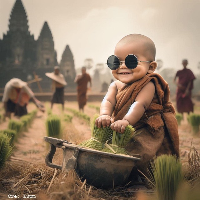 Avatar chú tiểu hài hước