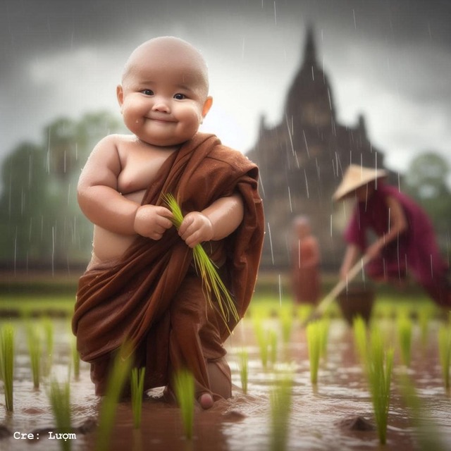 Avatar chú tiểu hài hước