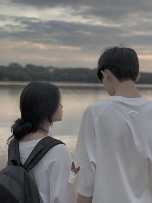 Ảnh avatar cặp đôi che mặt người thật
