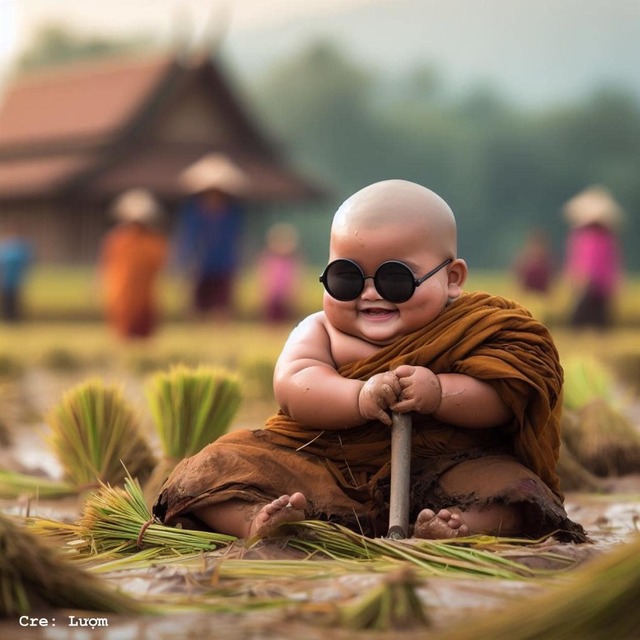 Avatar chú tiểu hài hước