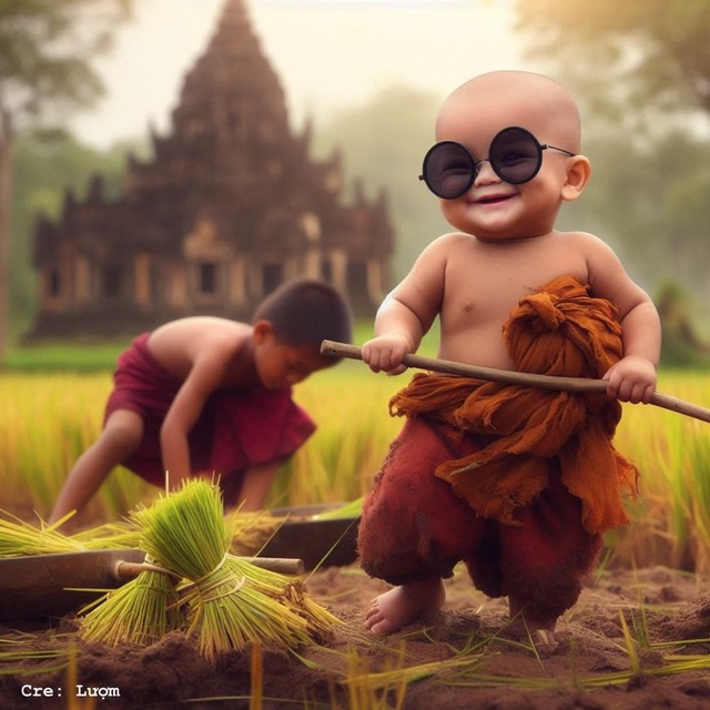 Avatar chú tiểu hài hước