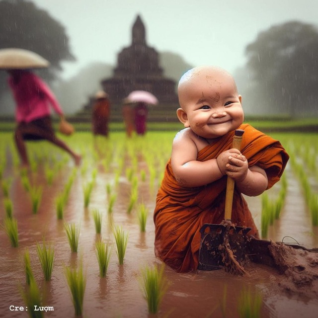 Avatar chú tiểu hài hước