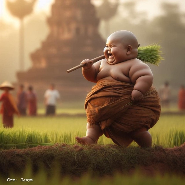Avatar chú tiểu hài hước