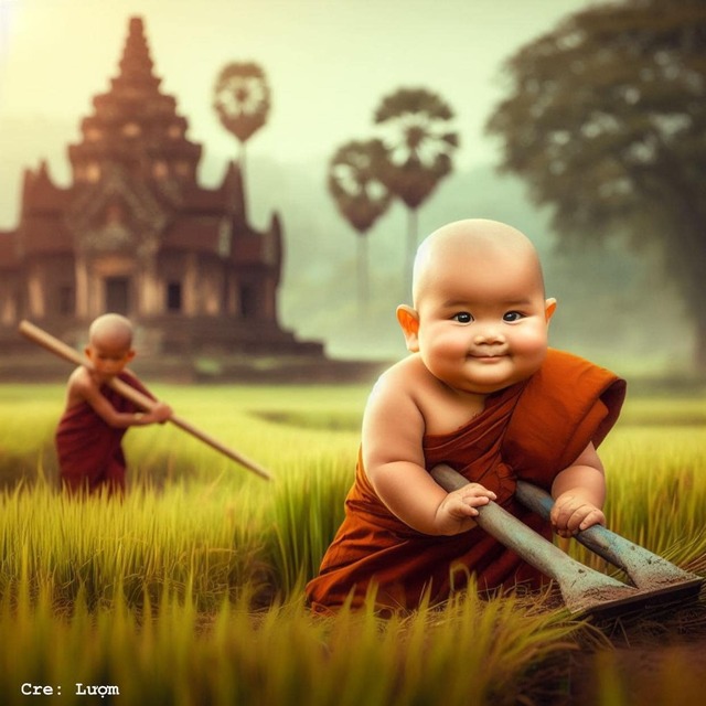 Avatar chú tiểu hài hước