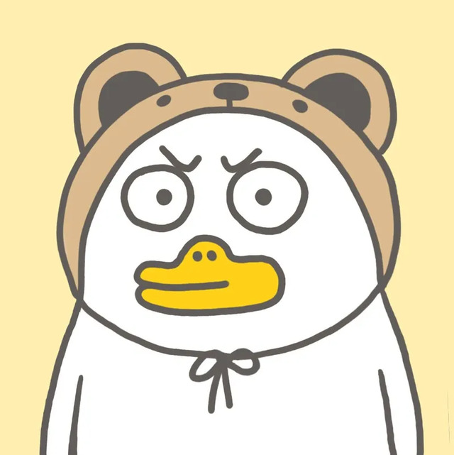 Avatar vịt vàng vô tri cực cute