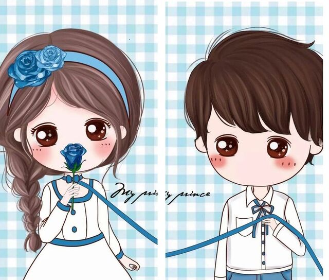 Hình cặp đôi chibi cute