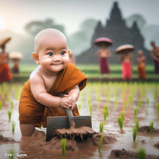 Avatar chú tiểu hài hước