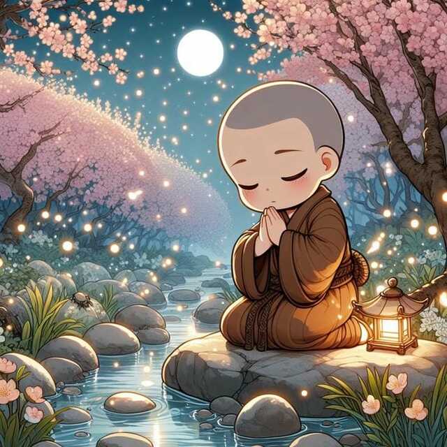 Avatar chú tiểu chibi