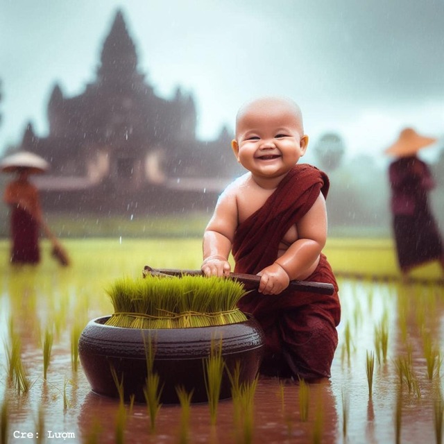 Avatar chú tiểu hài hước