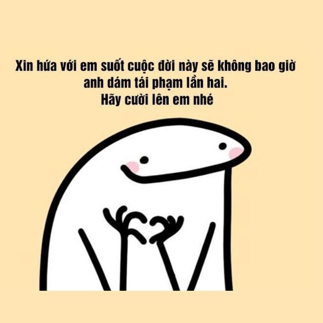 meme xin lỗi người yêu