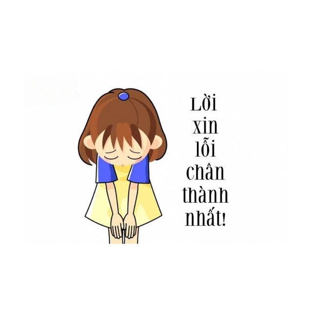 meme xin lỗi người yêu