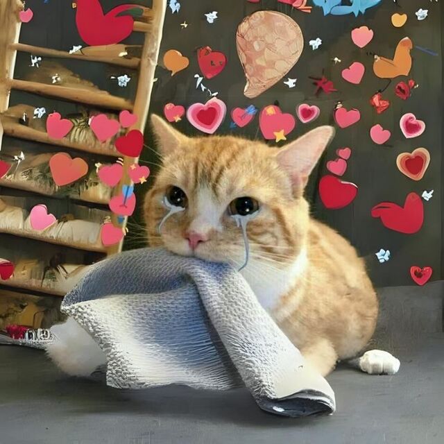 meme mèo xin lỗi cute nhất