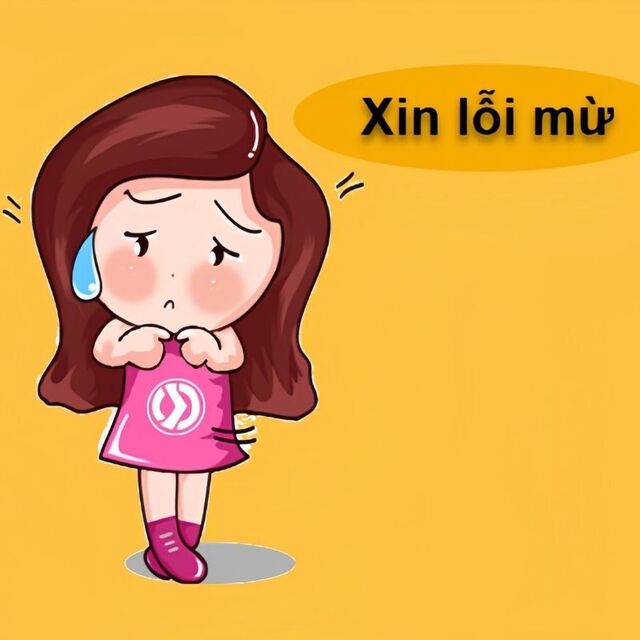 meme xin lỗi người yêu
