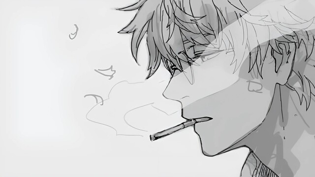 Hình ảnh anime nam buồn