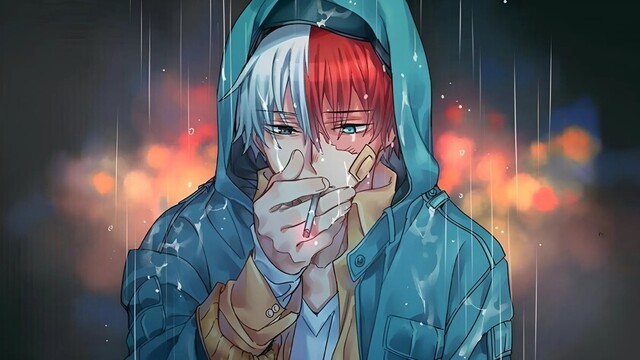 Hình ảnh anime nam buồn
