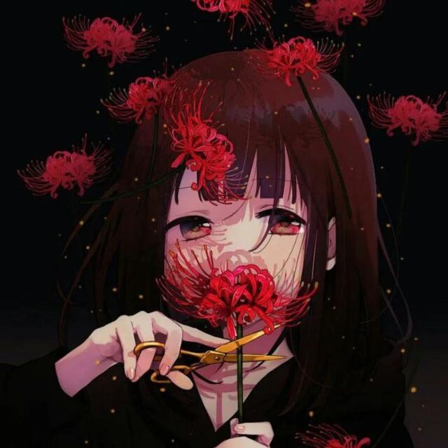 Hình ảnh anime buồn cô đơn nữ