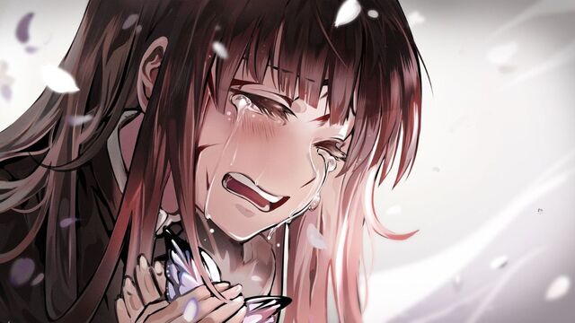 Hình ảnh anime buồn cô đơn nữ