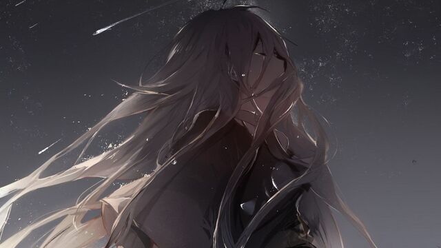 Hình ảnh anime buồn cô đơn nữ