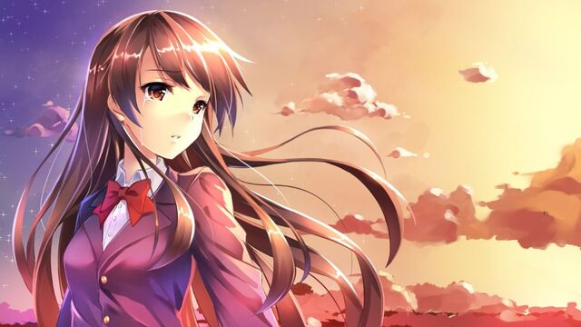 Hình ảnh anime buồn cô đơn nữ