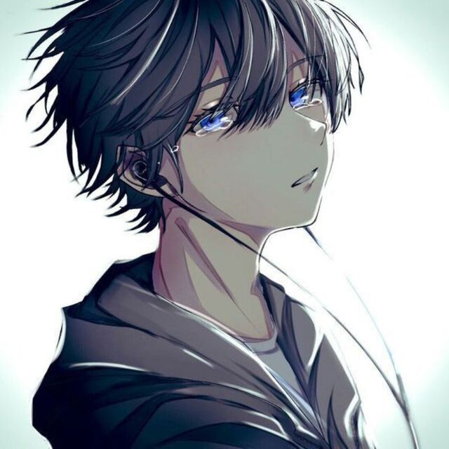 Hình ảnh anime nam buồn