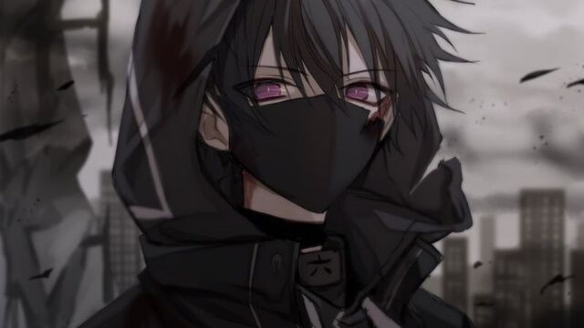 Ảnh anime ngầu nam tông màu tối