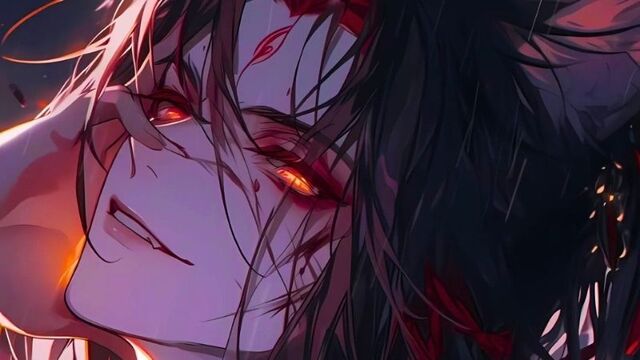 Hình ảnh anime nam ngầu mắt đỏ