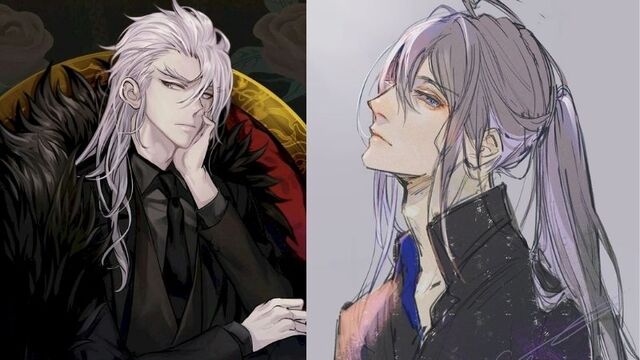 Hình anime ngầu nam tóc dài