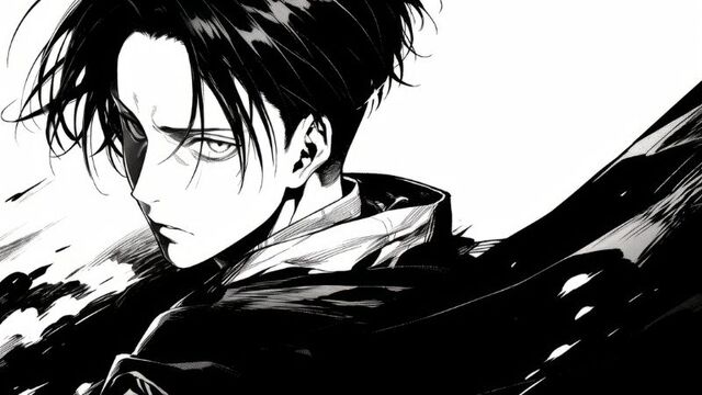 Ảnh anime ngầu nam tông màu tối