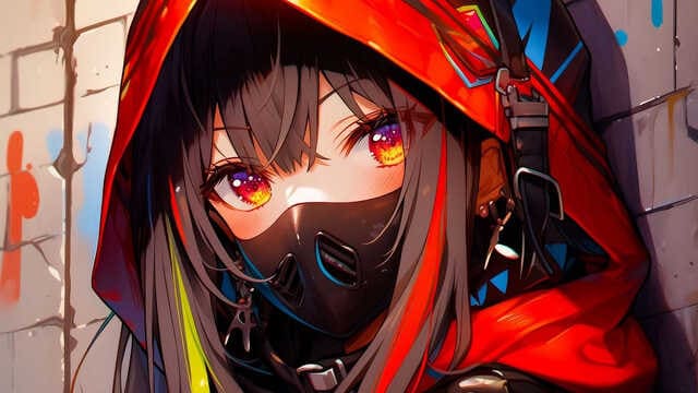 Ảnh anime nữ ngầu, lạnh lùng ác quỷ