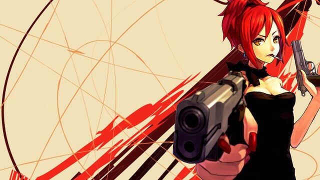 Ảnh anime nữ ngầu lạnh lùng bắn súng
