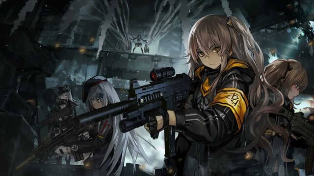 Ảnh anime nữ ngầu lạnh lùng bắn súng