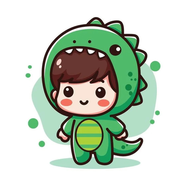 Ảnh avatar khủng long cute