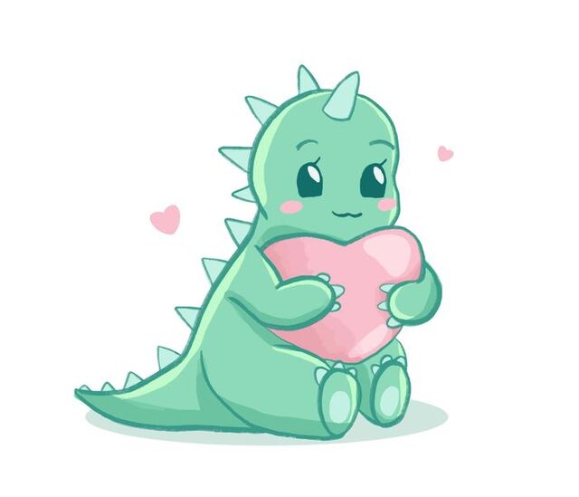 Ảnh avatar khủng long cute