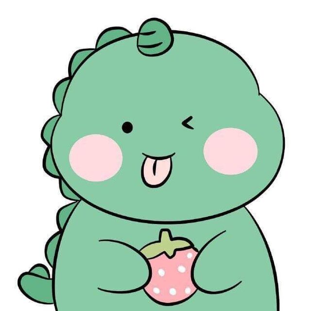 Ảnh avatar khủng long cute