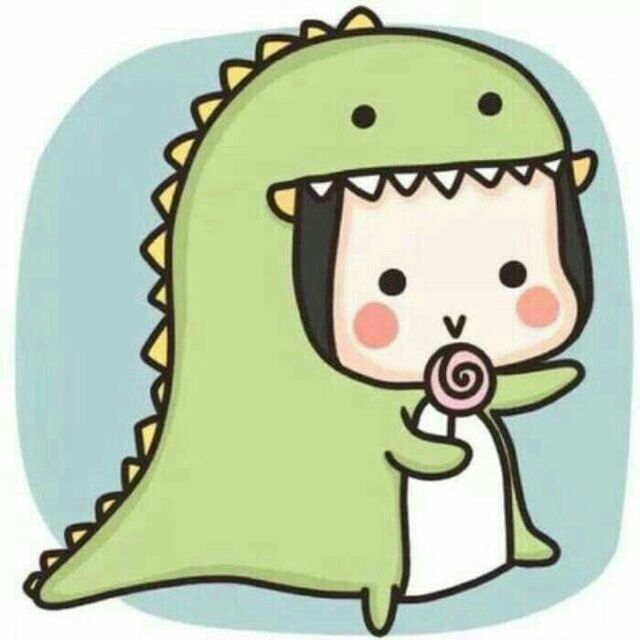 Ảnh avatar khủng long cute