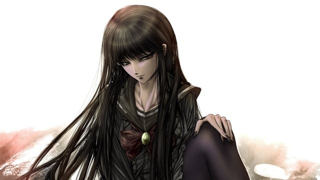 anime nữ lạnh lùng vô cảm ngầu