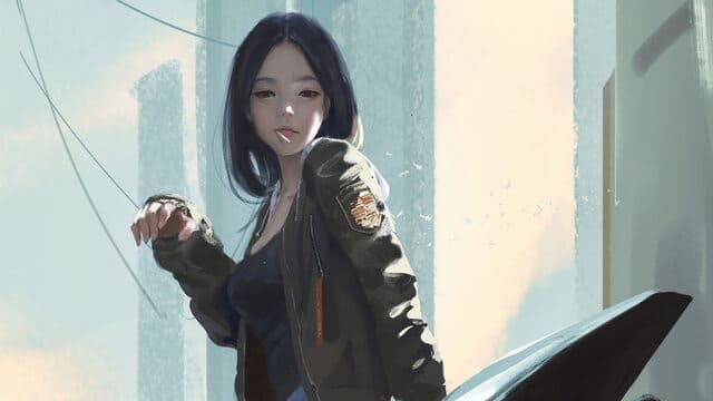 anime nữ lạnh lùng vô cảm ngầu