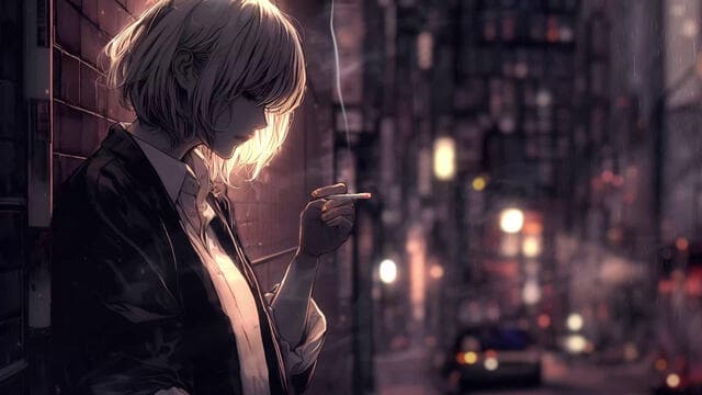 anime nữ lạnh lùng vô cảm ngầu