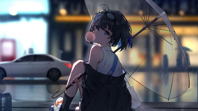 anime nữ lạnh lùng vô cảm ngầu