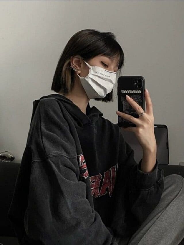 Avatar ảnh girl che mặt lạnh lùng