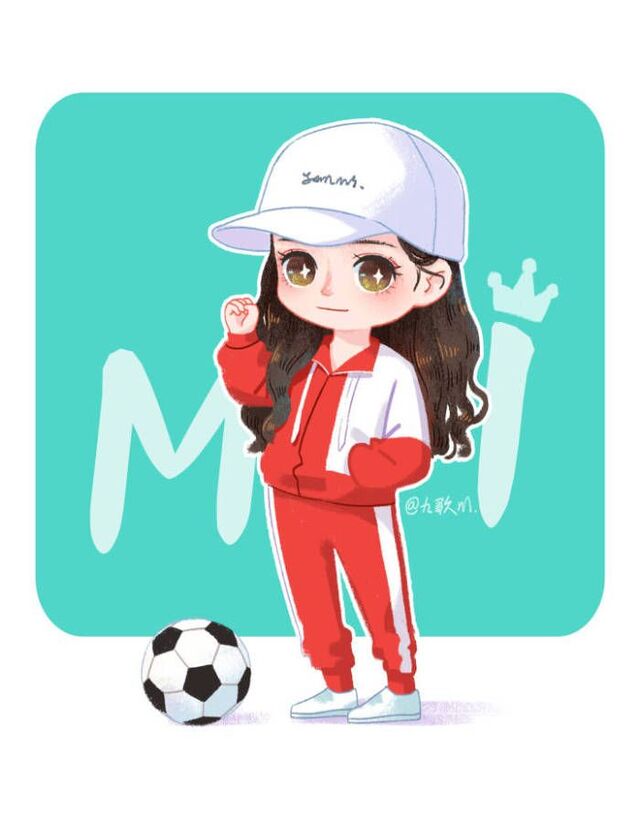 Avatar đá bóng Anime cute